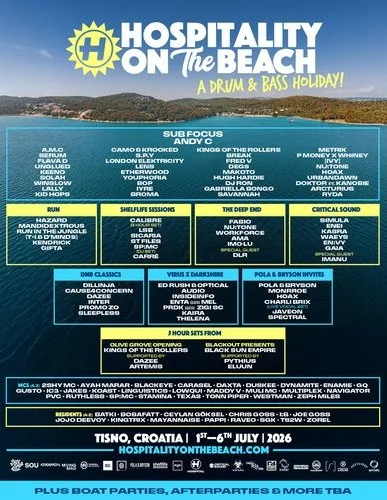 Plakat Festival Tisno Hospitality on the Beach